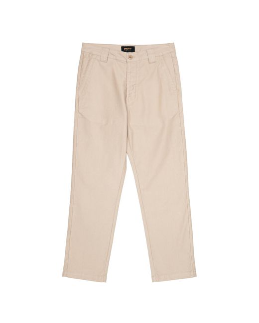 Deus Ex Machina Natural Trousers Hank Whipcord Khaki for men
