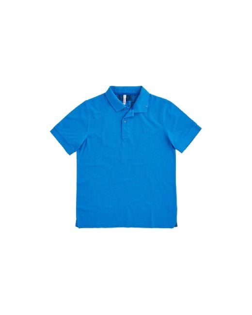Sun 68 Blue Polo Cold Dye 12 A31104 for men
