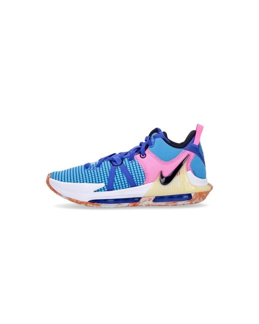 Nike Blue Lebron Witness Vii Basketball Shoe for men
