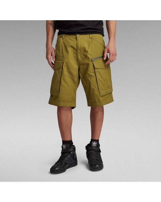 G-Star Green Shorts And Bermuda D08566 D384 Ripstop for men