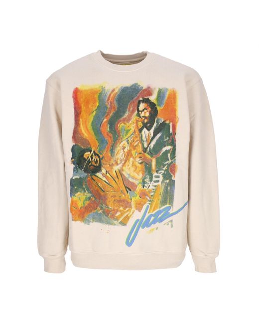 Sweat-Shirt A Col Rond En Noix De Coco Jazz Night Pour Hommes Market pour homme en coloris White