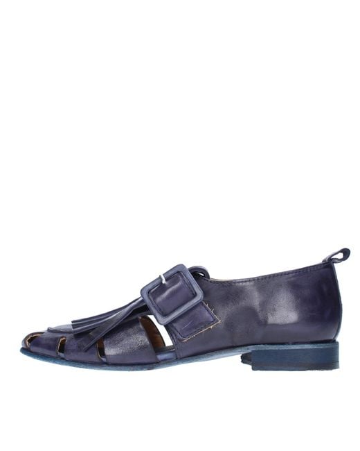 JP/DAVID Blue Flat Shoes