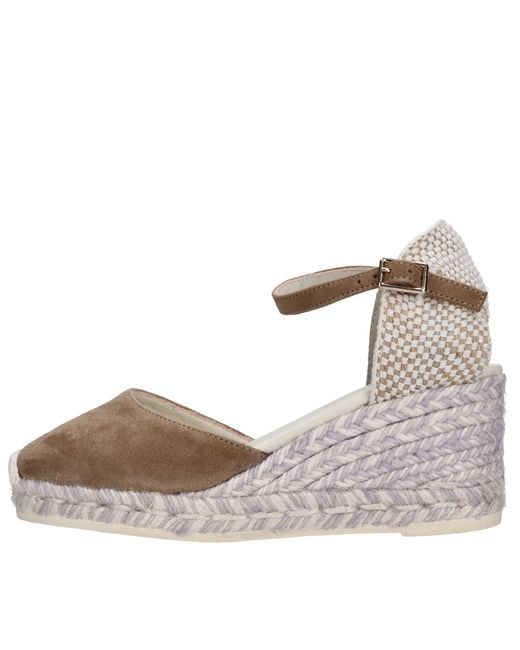 Espadrilles Brown Schuhe Mit Absatz