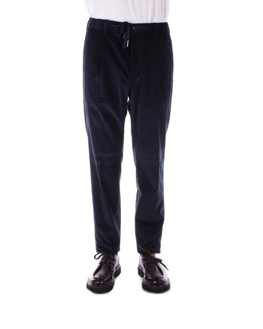 Tagliatore Blue Trousers for men