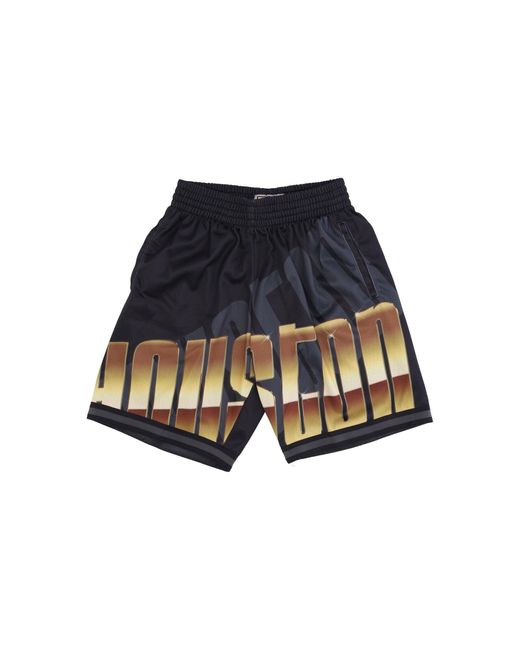 Pantalones Cortos De Baloncesto Para Hombre Nba Big Face 4.0 Fashion Short Hardwood Classics Houroc Mitchell & Ness de hombre de color Blue