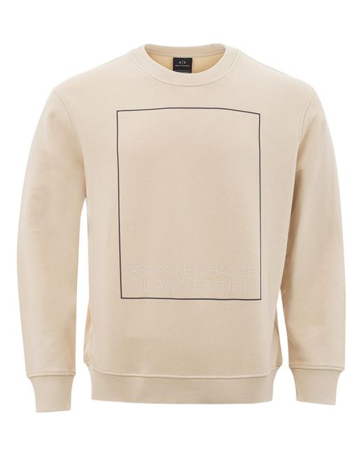 Armani Exchange Sweatshirt in Natural für Herren