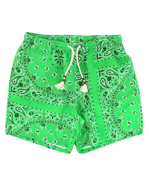 Mc2 Saint Barth Green Boxer Sea Chapter for men