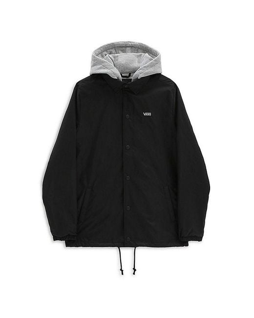 Vans Black Jackets And Jackets Vn0A3Houblk for men