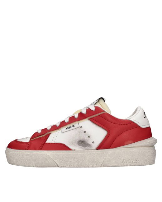 Strype Red Sneakers
