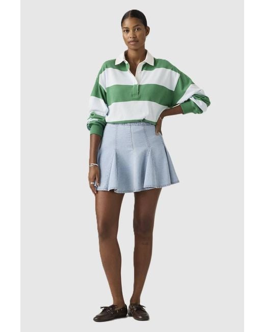 Levi's Medium Blauwe Vrouw Rok in het Green