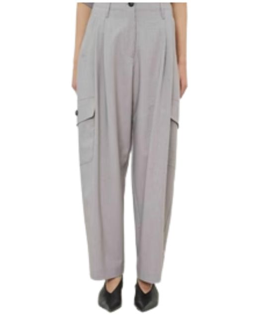 Pantalons Pour Femmes MEIMEIJ en coloris Gray