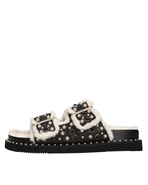 Ash Black Sandel Schwarz
