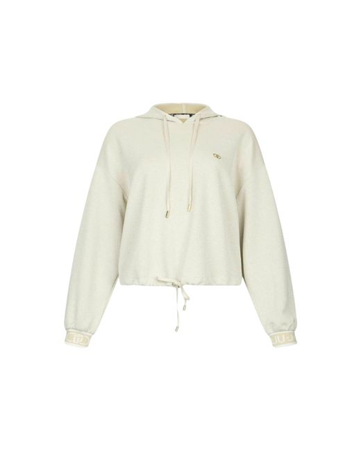 Liu Jo White Sweatshirt Liu Jo Tf5285J4747 Champagne/Light