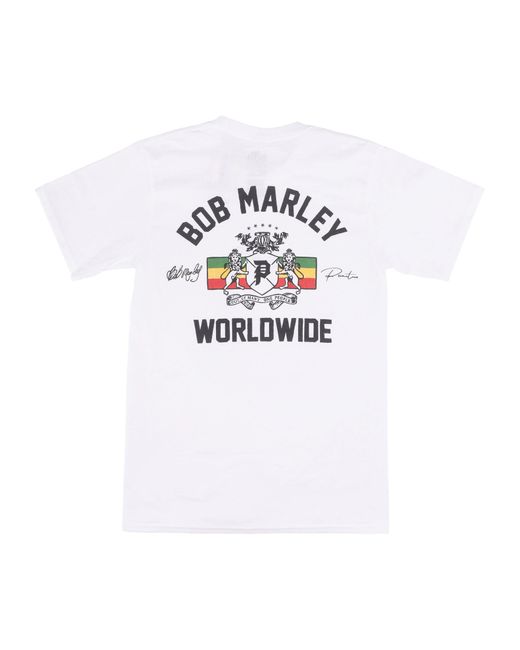 Primitive Skateboarding Heritage Tee X Bob Marley Wit -T-Shirt in het White voor heren