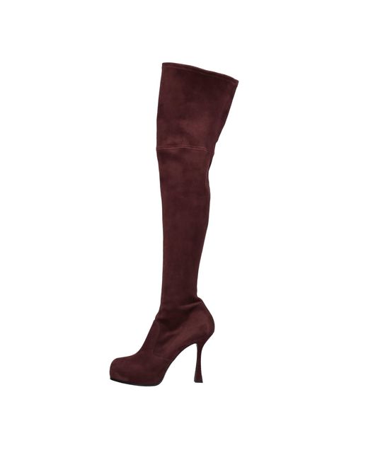 Casadei Brown Boots Bordeaux