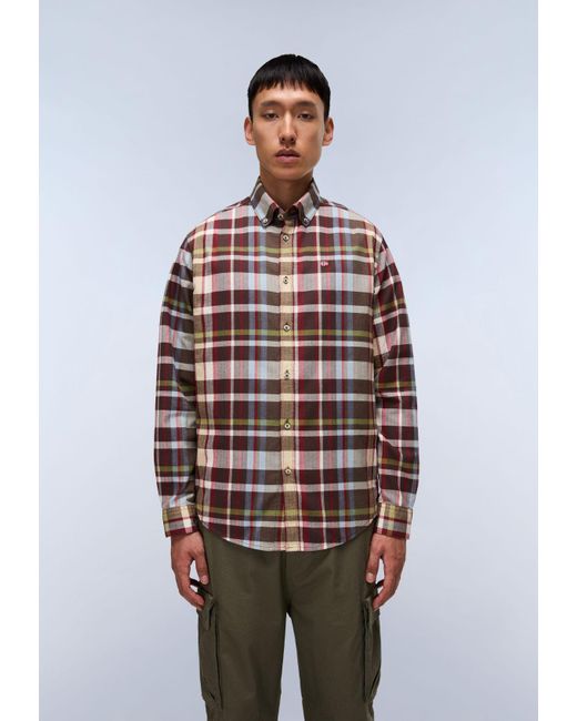 Chemises Homme G-Trekking 3 – Np0A88Tl Cbx1 Napapijri pour homme en coloris Red