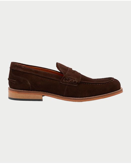 Exton Brown Flat Shoes for men