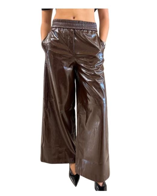 MEIMEIJ Brown Trousers Large Leg