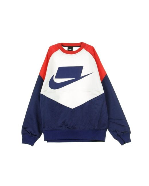 Sudadera Con Cuello Redondo Para Hombre Crew Wvn Nike de hombre de color Blue