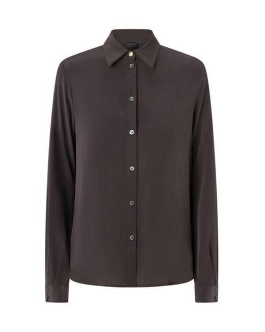 Pinko Black Frauenhemden Cracks 105593 A2T7 M04