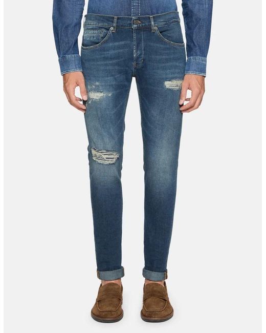 Vaquero George Gd1 Up232 Ds0265U Dondup de hombre de color Blue