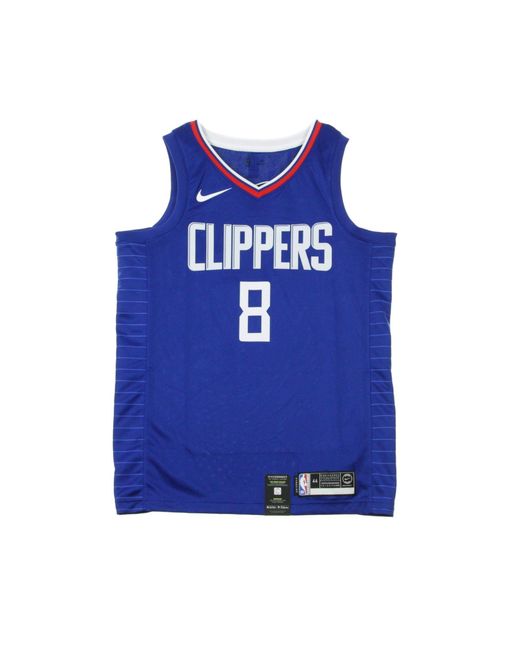 Nike Blue Basketball Tank Top Nba Swingman Jersey Icon Edition No 8 Danilo Gallinari Loscli Road for men