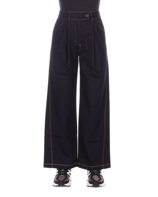 Max Mara Blauwe Broek in het Blue