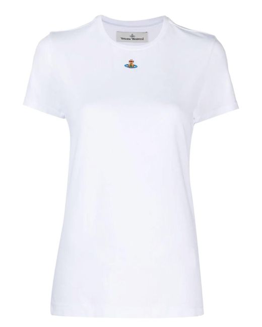 Vivienne Westwood White Weibes T-Shirt Und Polo