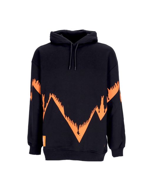 Bench Milano Sweat A Capuche Pour Homme Outline Oversize Noir/Rouge DOLLY NOIRE pour homme en coloris Blue