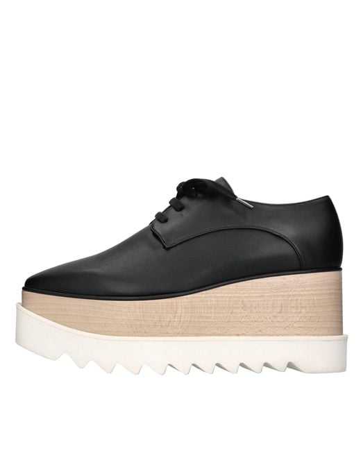 Stella McCartney Black Flat Shoes