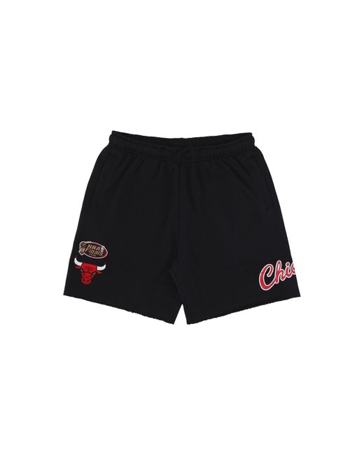 Pantalones De Chandal Cortos Sudadera De Hombre Nba Postgame Vintage Logo Polar Corto Chibul Negro Mitchell & Ness de hombre de color Black