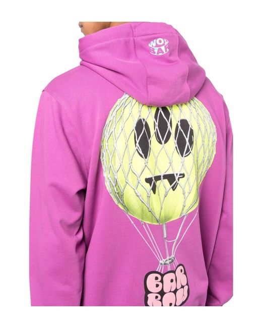Barrow Erwachsenen Sweatshirt Mit Kapuze in Pink für Herren