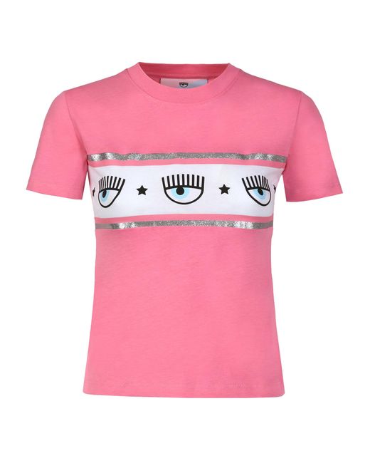 Chiara Ferragni Pink T-Shirt