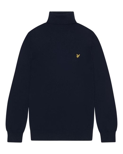 Camisas Hombre Kn2103V Algodon Merino Z271 Marina Oscura LYLE AND SCOTT 1874 de hombre de color Blue