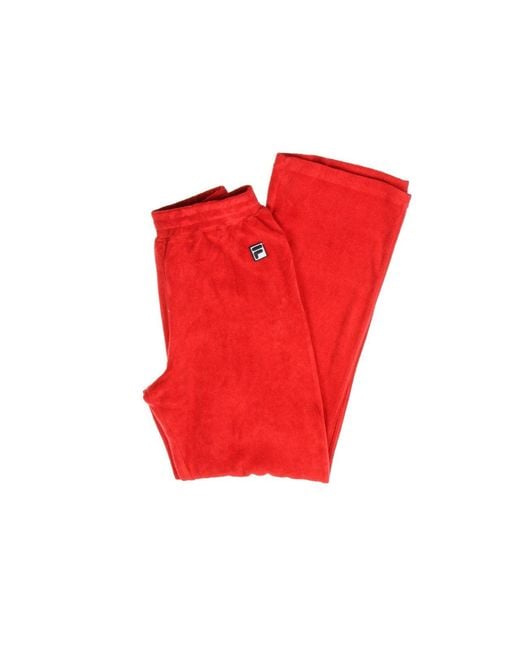 Fila Red Priscila Leichter Damen-Trainingsanzug, Jog-Hose Mit Weitem Bein