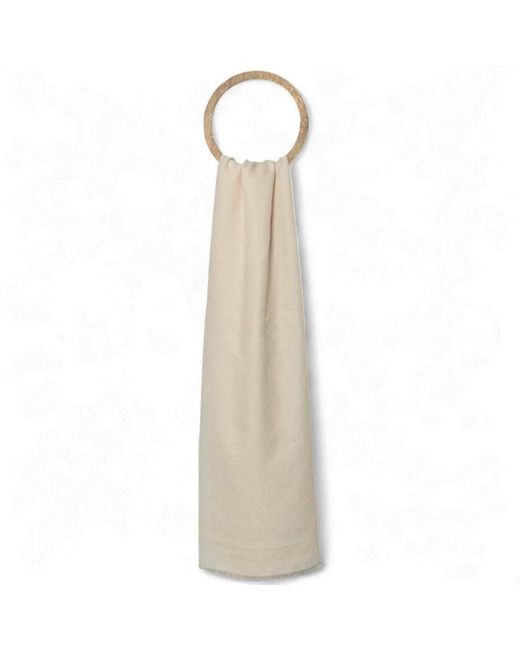 Twinset White Scarf Milk
