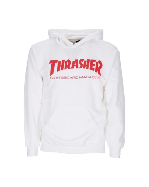Capuche Skatemag Homme Blanc/Rouge Thrasher pour homme en coloris White