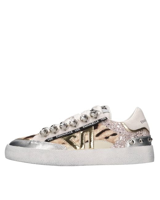 Emanuélle Vee White Sneakers