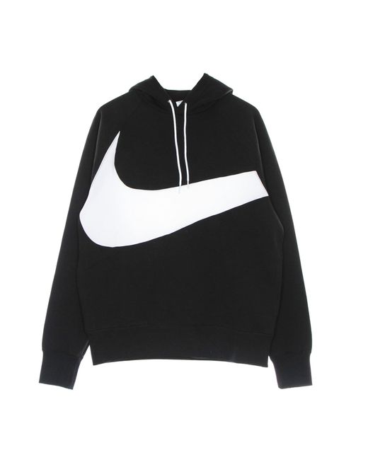 Nike Leichtes Herren-Kapuzenpullover Mit Swoosh-Tech-Fleece-Pullover in Black für Herren