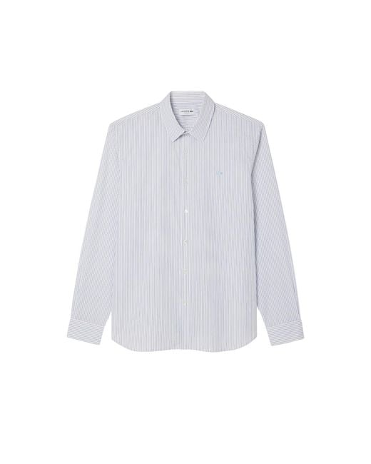 Lacoste White Shirts Blu for men