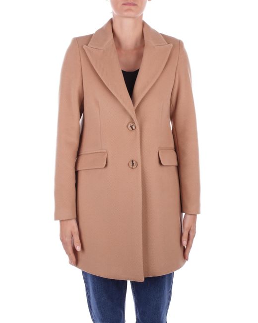 MDM MADEMOISELLE DU MONDE Natural Coats Camel