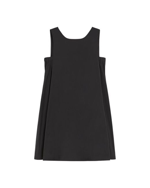 Max Mara Black Dress With Logo 2516221029