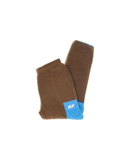 Huf Brown Fort Point 'Bear Sherpa Pant for men