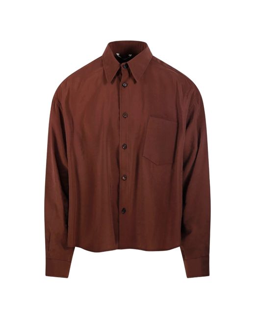 Shirts Hevò de hombre de color Brown