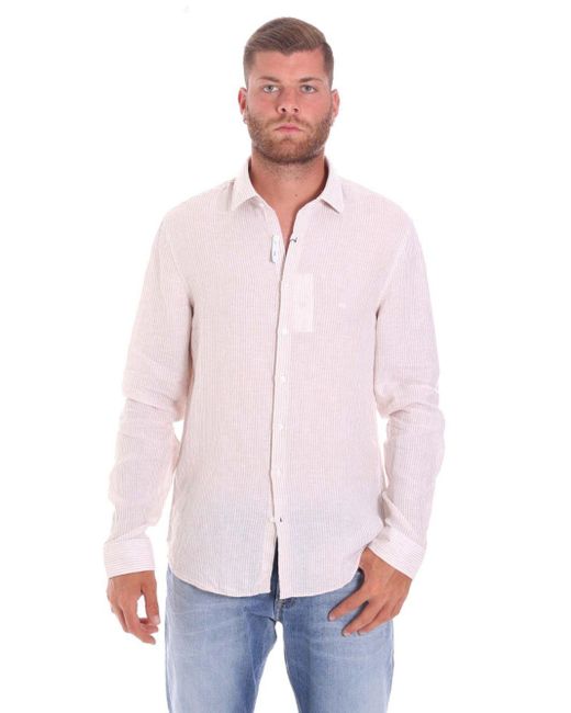 Calvin Klein Pink K10k107236 Shirt Composition: 100% Lindolor: Beige for men