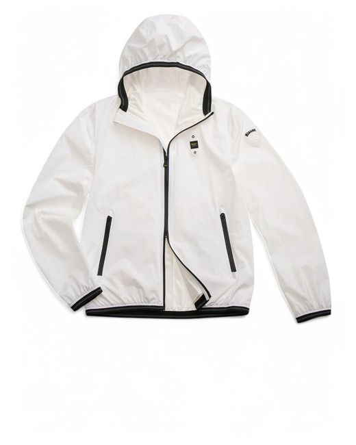 Blauer White Jacket Bluc11541 7110 100 for men