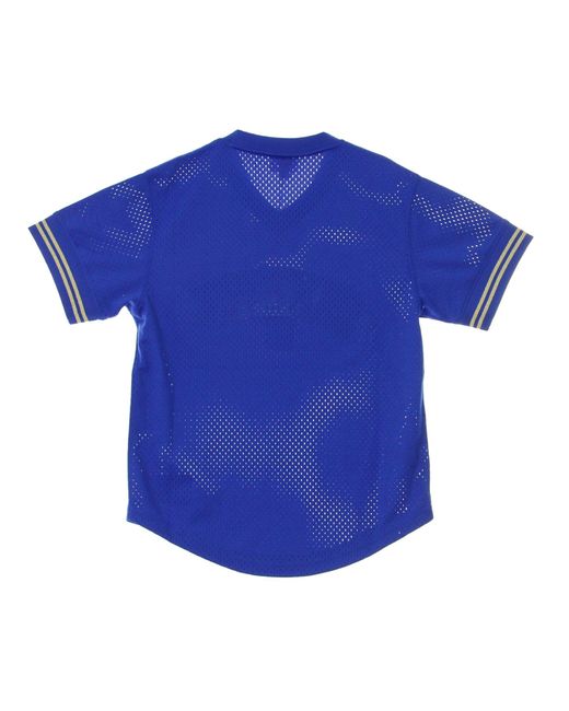 Camiseta De Malla Con Cuello En V Del Juego De Campeonato De La Nba Para Hombre Phi76E Mitchell &amp; Ness de hombre de color Blue