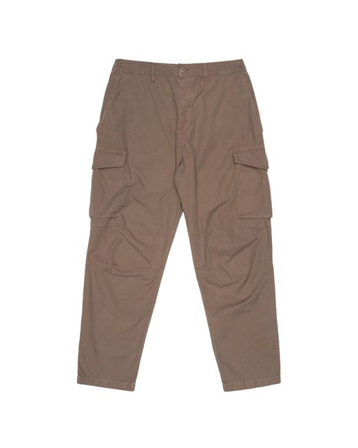Edwin Brown Trousers Sentinel Cargo for men