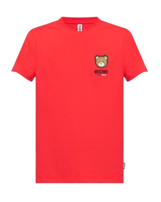 Moschino T-Shirt Mann in Red für Herren