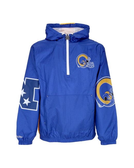 Mitchell &amp; Ness Pull-On Windjack Nfl Team Og 2.0 Anorak Windjack Losram Originele Teamkleuren in het Blue voor heren